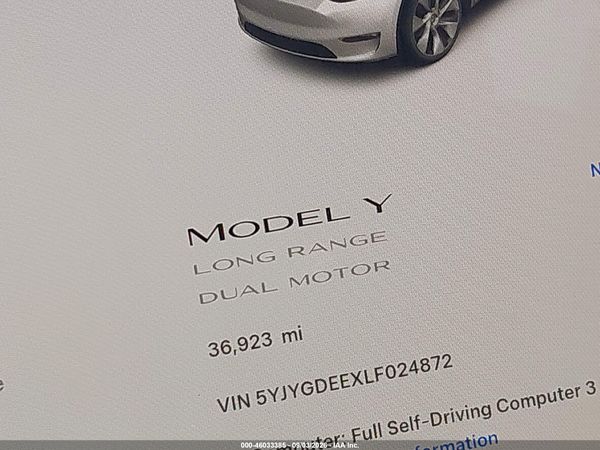 2020 TESLA MODEL Y — I118