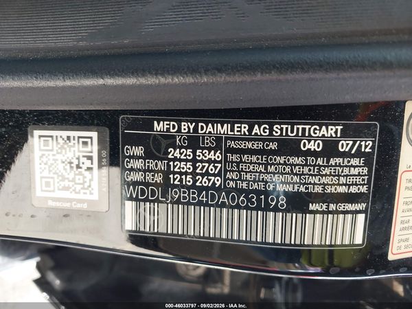 2013 MERCEDES-BENZ CLS 550 4MATIC