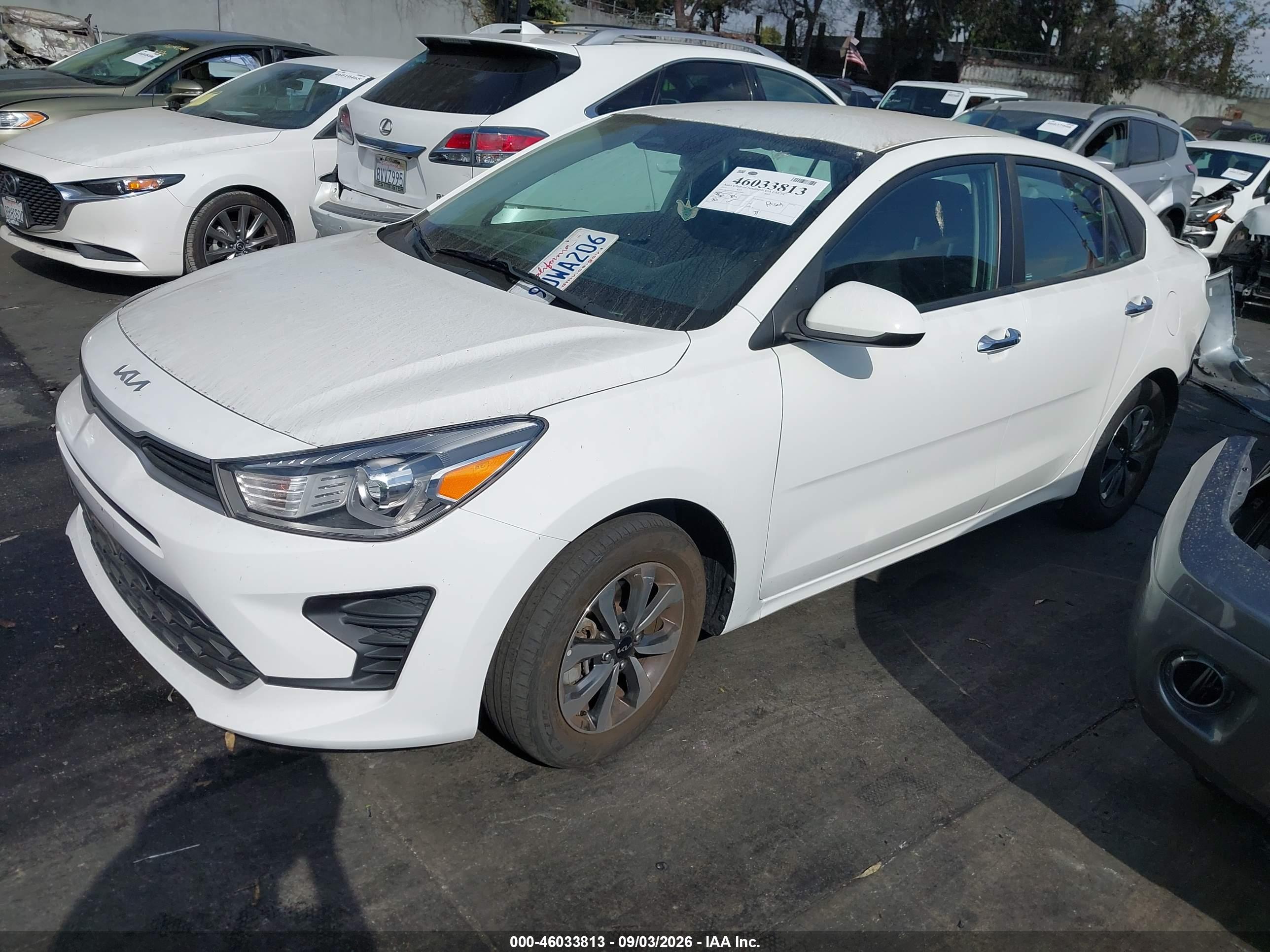2022 KIA RIO S — I2