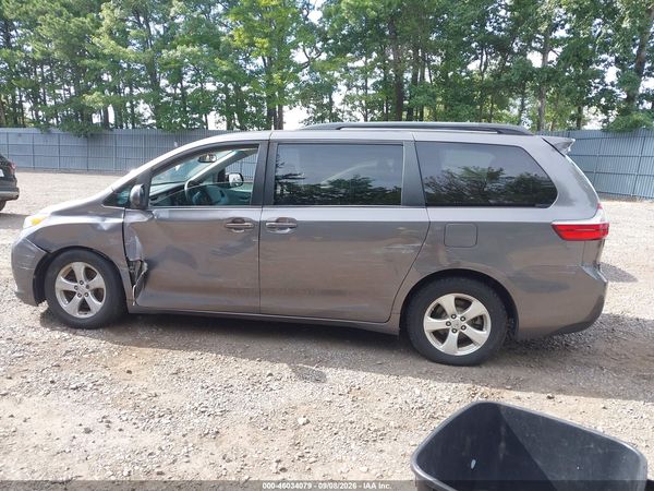 2017 TOYOTA SIENNA LE 8 PASSENGER — I117