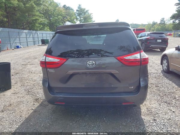 2017 TOYOTA SIENNA LE 8 PASSENGER — I119