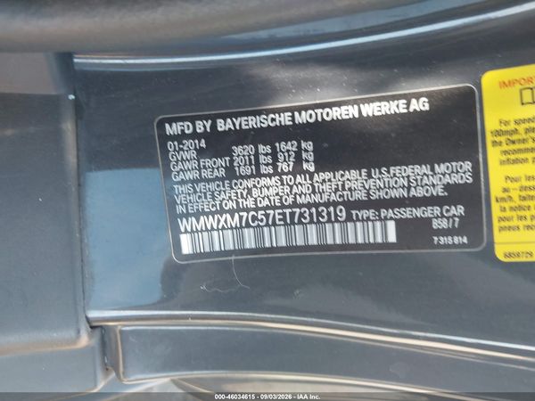 2014 MINI HARDTOP COOPER S — I9
