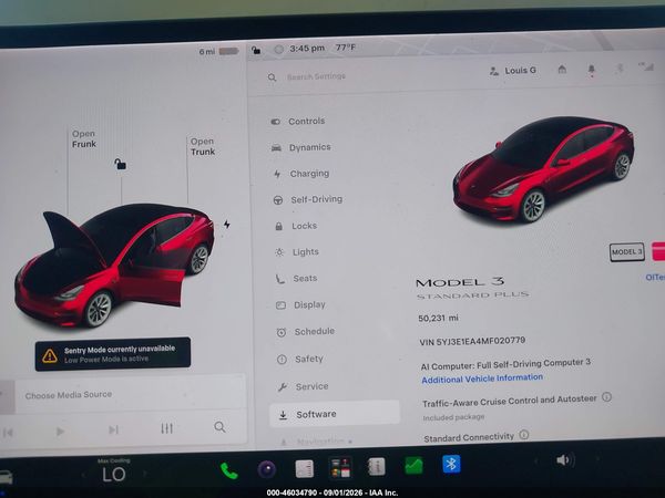 2021 TESLA MODEL 3 — I7