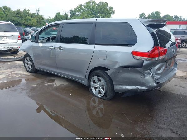 2012 TOYOTA SIENNA BASE V6 7 PASSENGER — I3