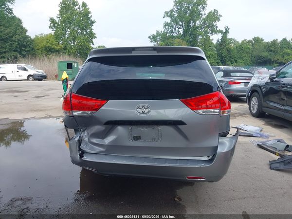2012 TOYOTA SIENNA BASE V6 7 PASSENGER — I119