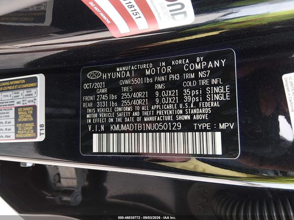 2022 GENESIS GV70 2.5T AWD — I9