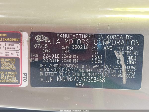 2016 KIA SOUL Plus