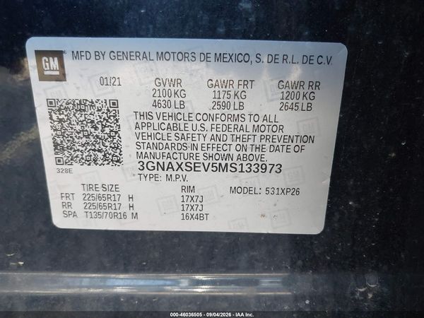 2021 CHEVROLET EQUINOX AWD LS — I9