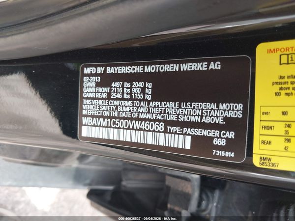 2013 BMW X1 SDRIVE28I — I9