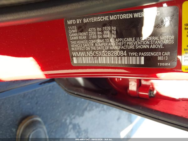 2016 MINI CLUBMAN COOPER