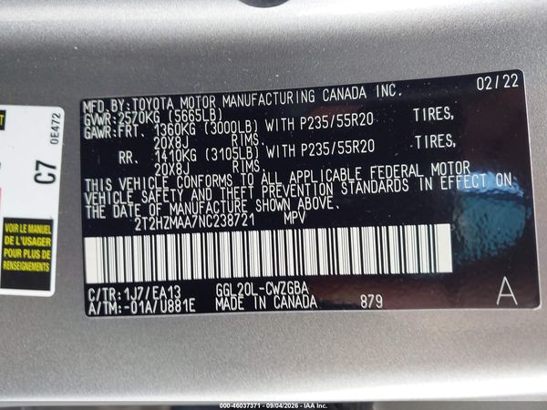 2022 LEXUS RX 350 350 Premium
