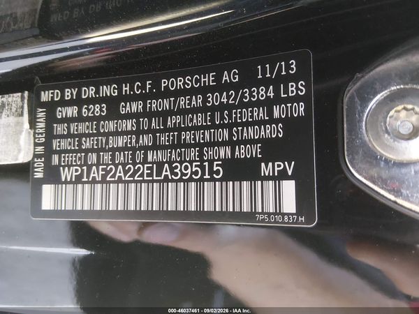 2014 PORSCHE CAYENNE DIESEL