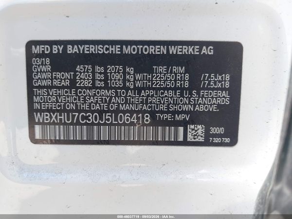2018 BMW X1 SDRIVE28I