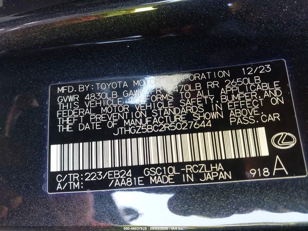 2024 LEXUS RC 350 F SPORT
