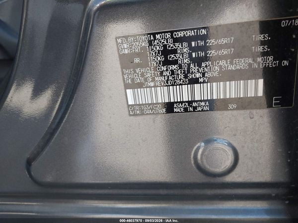 2018 TOYOTA RAV4 XLE