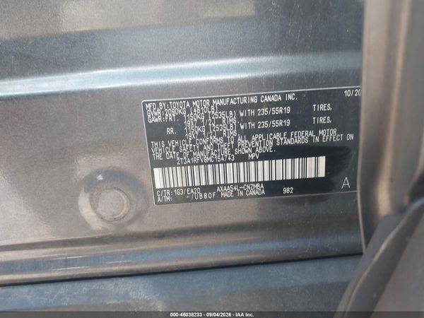 2021 TOYOTA RAV4 XLE PREMIUM — I9
