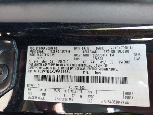 2018 FORD F-150 XLT