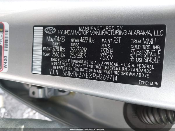 2023 HYUNDAI TUCSON SEL — I9