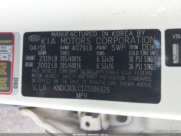 2018 KIA NIRO FE — I9