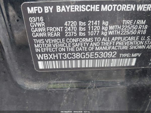 2016 BMW X1 XDRIVE28I
