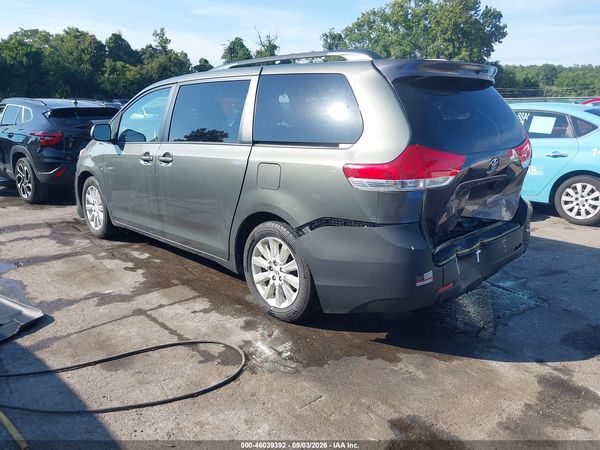 2012 TOYOTA SIENNA XLE 7 PASSENGER — I3