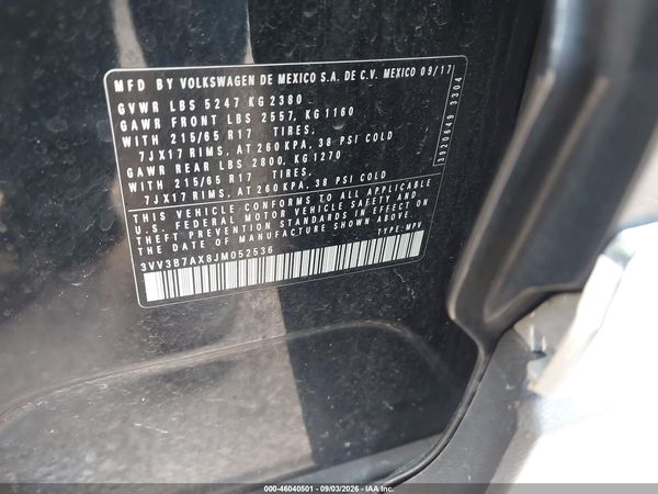 2018 VOLKSWAGEN TIGUAN 2.0T SE/2.0T SEL — I9