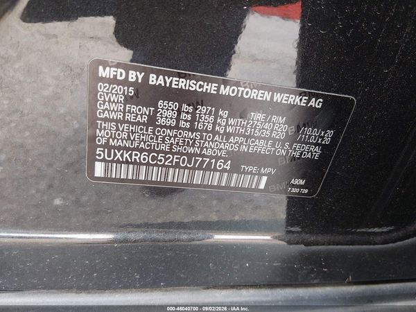 2015 BMW X5 XDRIVE50I