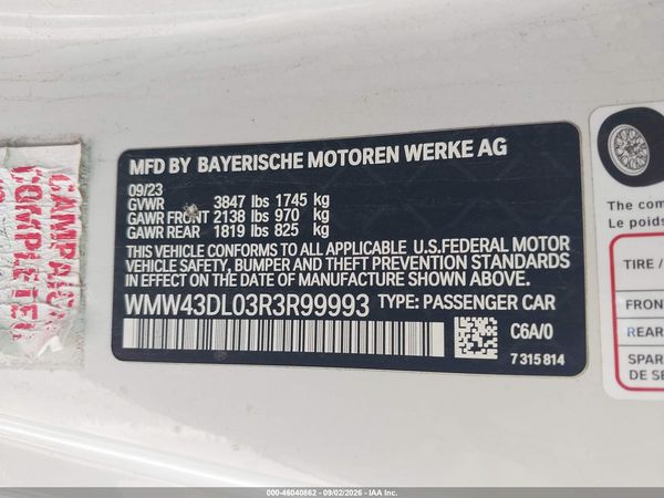 2024 MINI CONVERTIBLE COOPER S — I9