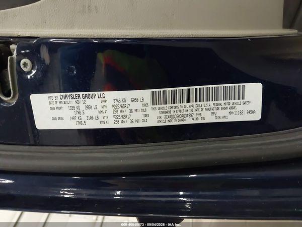 2013 DODGE GRAND CARAVAN SXT — I9