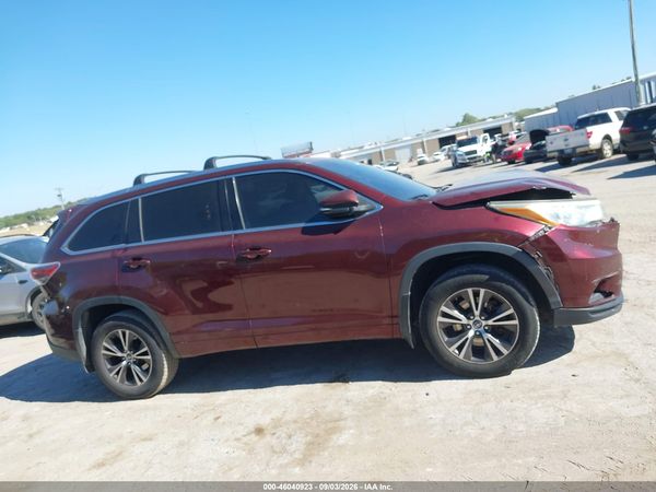 2016 TOYOTA HIGHLANDER XLE V6 — I116