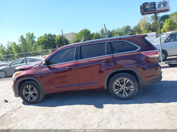 2016 TOYOTA HIGHLANDER XLE V6 — I117