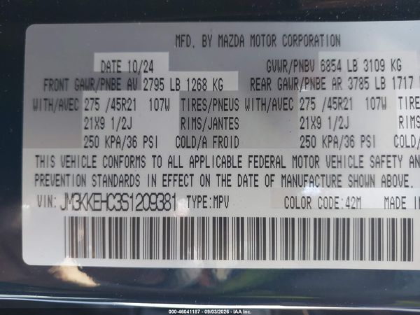 2025 MAZDA CX-90 — I9