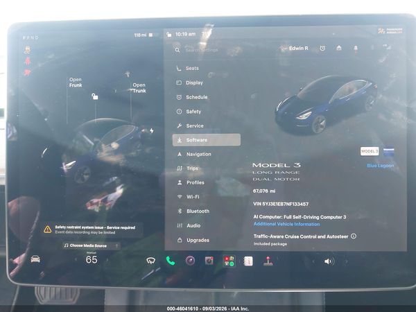 2022 TESLA MODEL 3 — I7