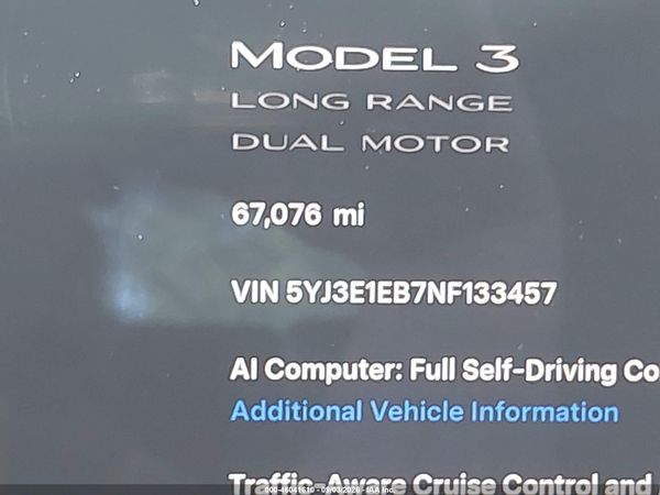 2022 TESLA MODEL 3 — I118