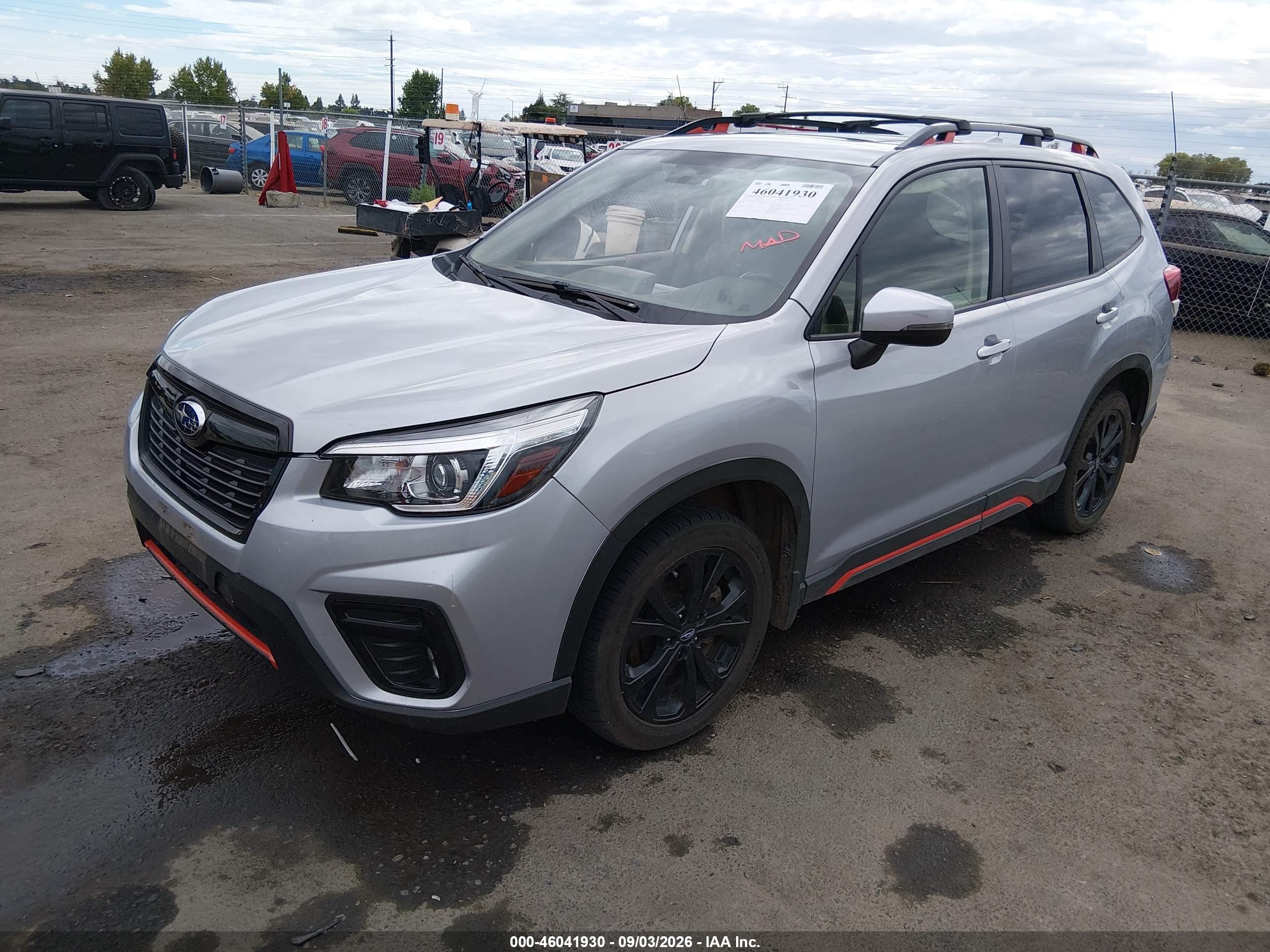 2020 SUBARU FORESTER SPORT — I2
