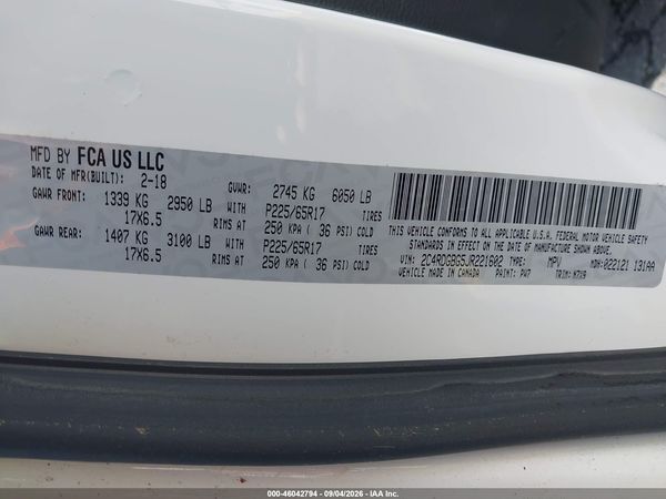2018 DODGE GRAND CARAVAN SE PLUS