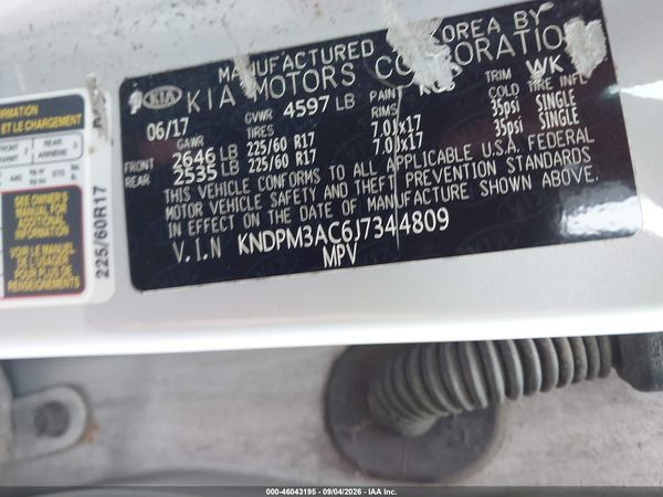 2018 KIA SPORTAGE LX — I9