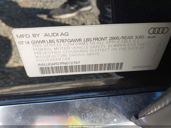 2015 AUDI A8 3.0T — I9