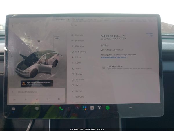 2026 TESLA MODEL Y