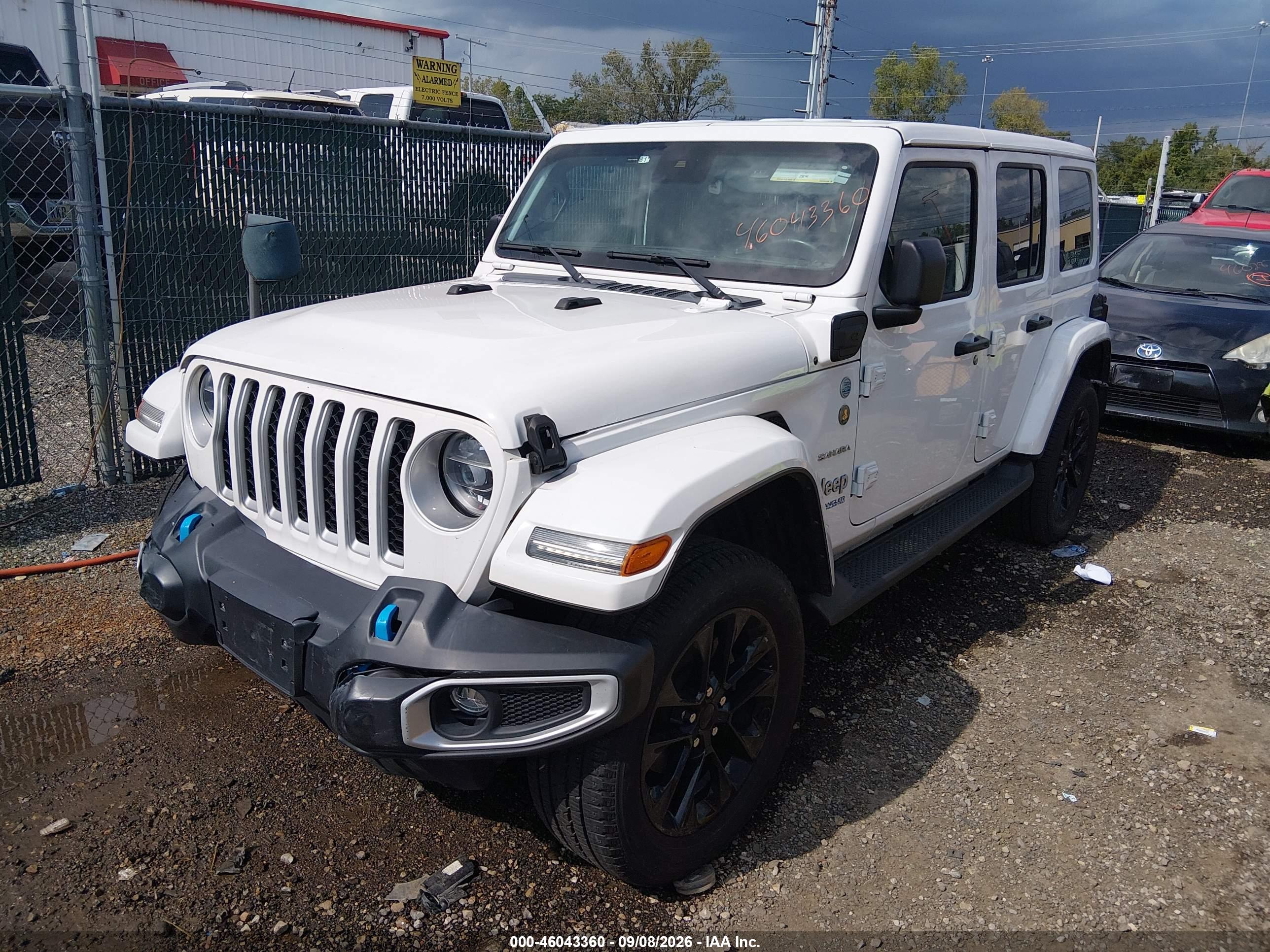 2022 JEEP WRANGLER 4XE UNLIMITED SAHARA 4X4 — I2