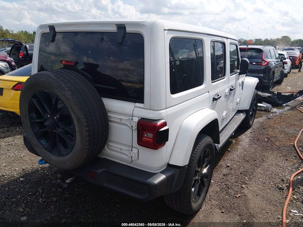 2022 JEEP WRANGLER 4XE UNLIMITED SAHARA 4X4 — I4