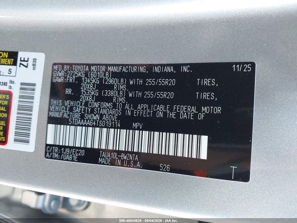 2026 LEXUS TX 350 — I9