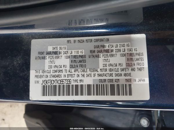 2019 MAZDA CX-5 TOURING — I9