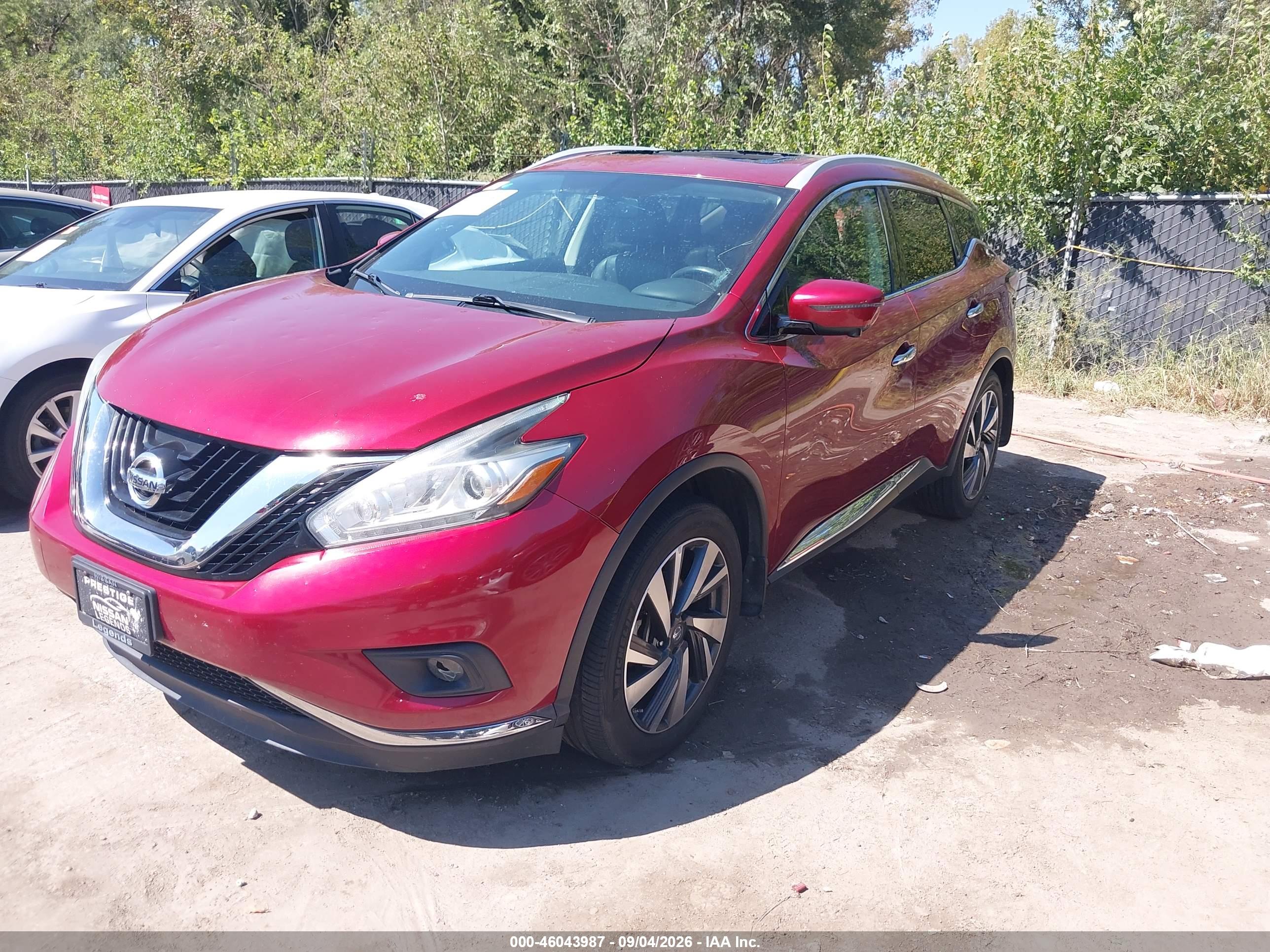 2018 NISSAN MURANO S/SL/SV/PLATINUM — I2
