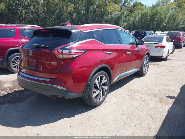 2018 NISSAN MURANO S/SL/SV/PLATINUM — I4