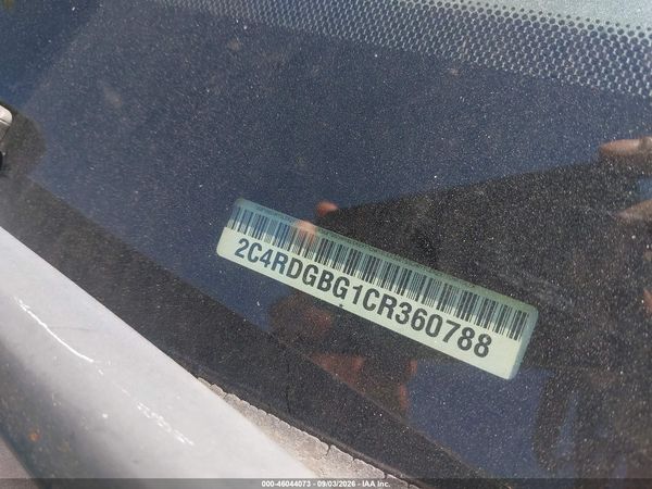 2012 DODGE GRAND CARAVAN SE — I9