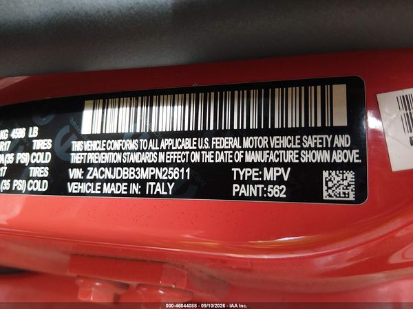 2021 JEEP RENEGADE LATITUDE 4X4 — I9