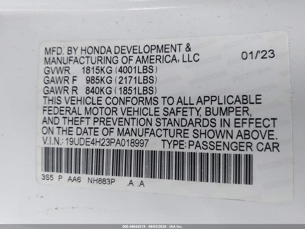 2023 ACURA INTEGRA BASE