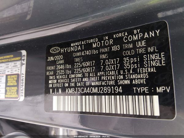2021 HYUNDAI TUCSON VALUE — I9