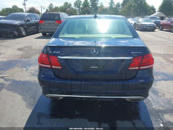 2016 MERCEDES-BENZ E 350 4MATIC — I119